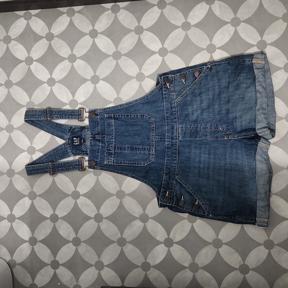 Denim Short Overall